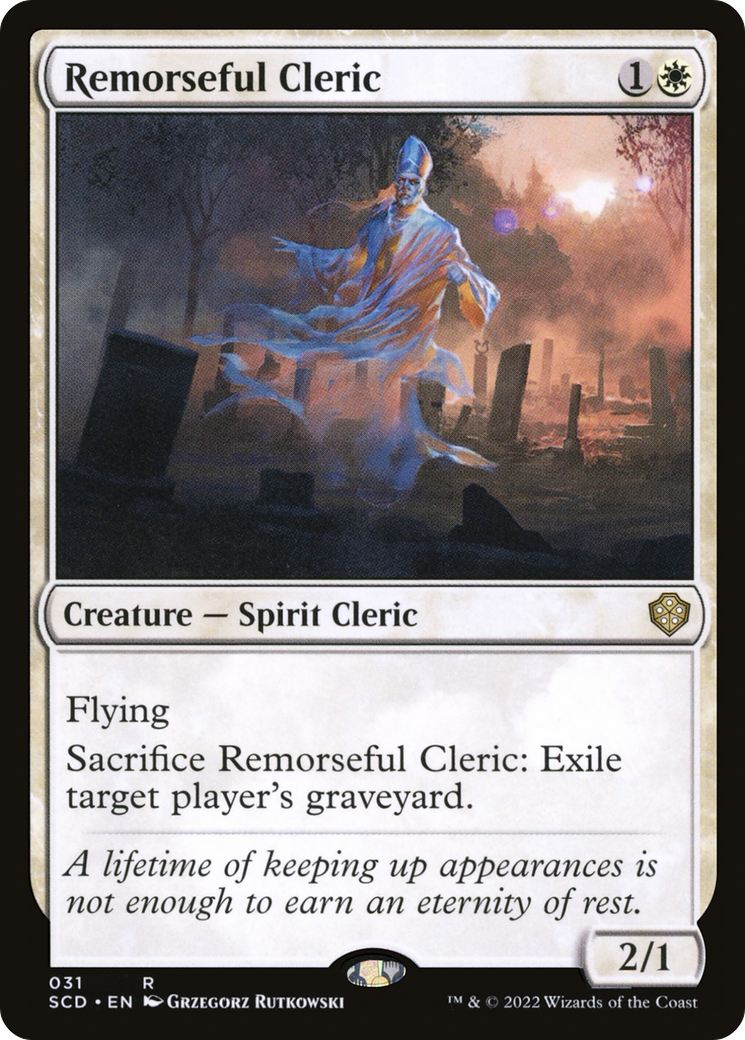 Remorseful Cleric [Starter Commander Decks] | Gear Gaming Bentonville