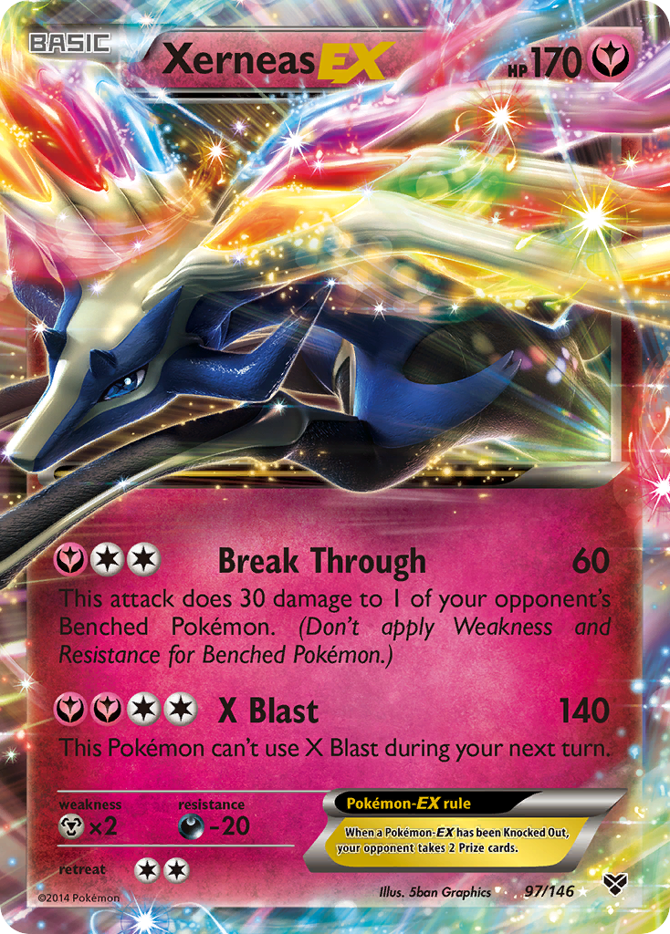 Xerneas EX (97/146) [XY: Base Set] | Gear Gaming Bentonville