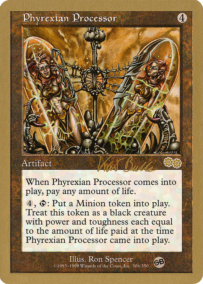 Phyrexian Processor (Kai Budde) (SB) [World Championship Decks 1999] | Gear Gaming Bentonville