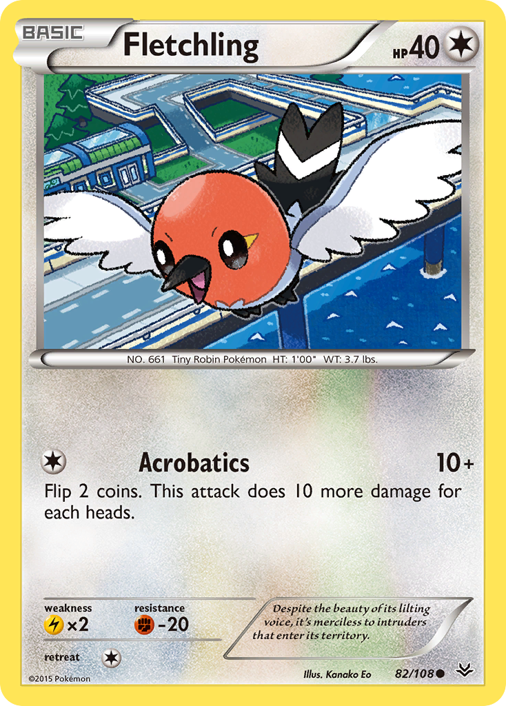 Fletchling (82/108) [XY: Roaring Skies] | Gear Gaming Bentonville