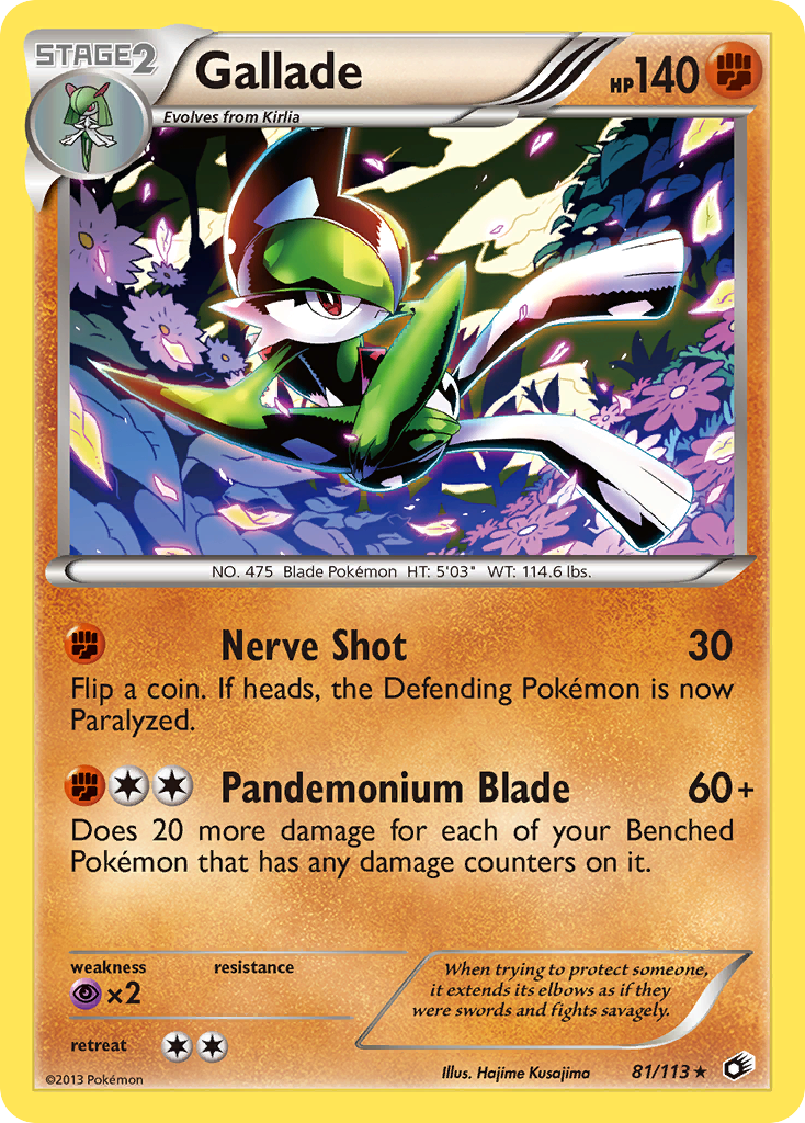 Gallade (81/113) [Black & White: Legendary Treasures] | Gear Gaming Bentonville