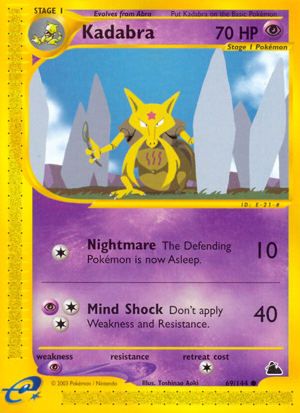 Kadabra (69/144) [Skyridge] | Gear Gaming Bentonville