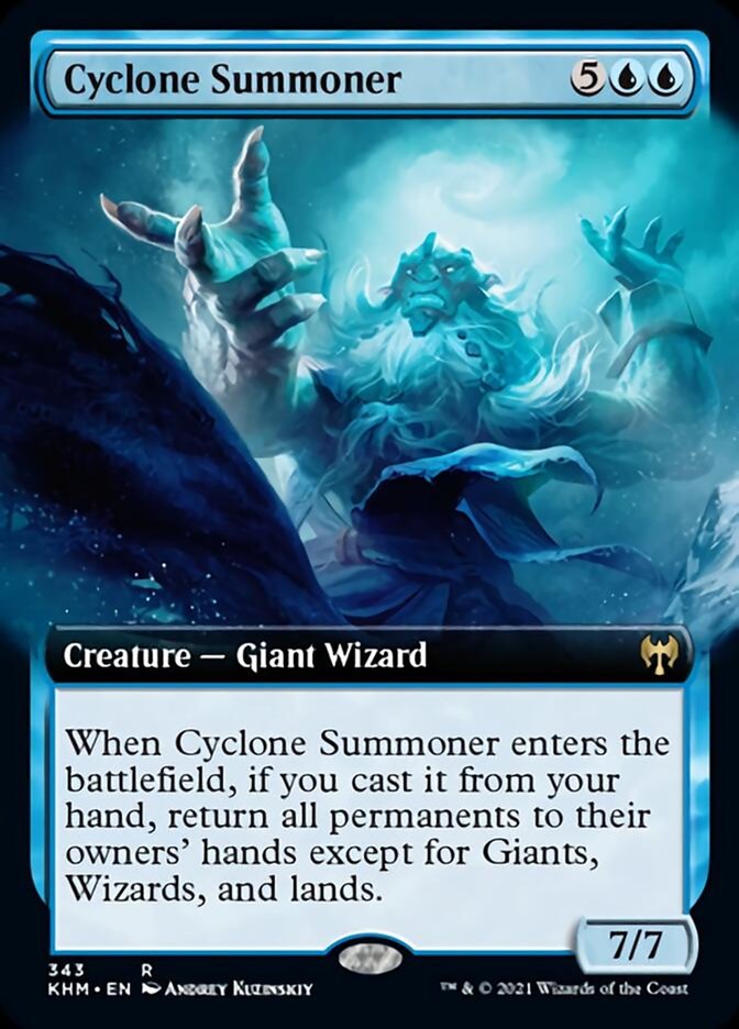 Cyclone Summoner (Extended Art) [Kaldheim] | Gear Gaming Bentonville