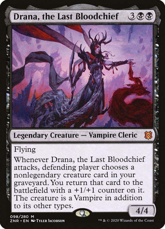 Drana, the Last Bloodchief [Zendikar Rising] | Gear Gaming Bentonville