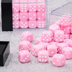 Opaque Pink 12mm D6 block of 36 dice | Gear Gaming Bentonville