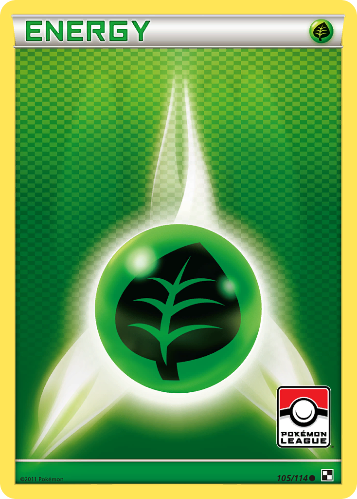 Grass Energy (105/114) [Black & White: Base Set] | Gear Gaming Bentonville