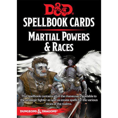 D&D 5E RPG: Spellbook Cards - Martial Powers & Races (Version 3) | Gear Gaming Bentonville
