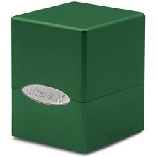 Ultra Pro Deck Box Satin Cube Forest Green | Gear Gaming Bentonville