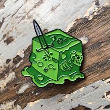 Creature Curation Enamel Pin: Gelatinous Cube | Gear Gaming Bentonville