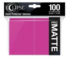 Ultra Pro Sleeves Eclipse Matte Pink 100-Count | Gear Gaming Bentonville