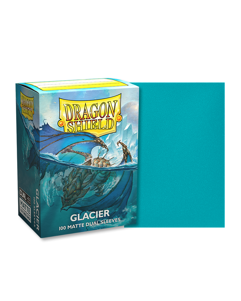 Dragon Shield Dual Matte (100ct) Glacier | Gear Gaming Bentonville