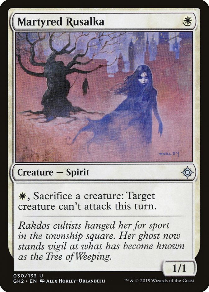 Martyred Rusalka [Ravnica Allegiance Guild Kit] | Gear Gaming Bentonville