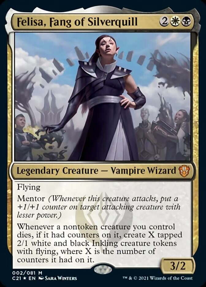 Felisa, Fang of Silverquill [Commander 2021] | Gear Gaming Bentonville