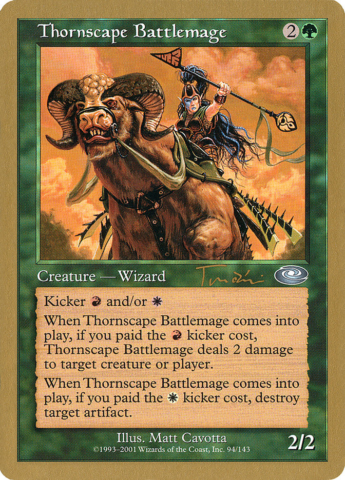 Thornscape Battlemage (Jan Tomcani) [World Championship Decks 2001] | Gear Gaming Bentonville