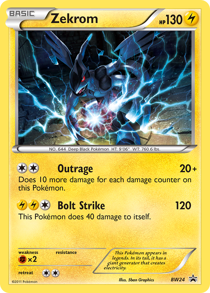 Zekrom (BW24) [Black & White: Black Star Promos] | Gear Gaming Bentonville