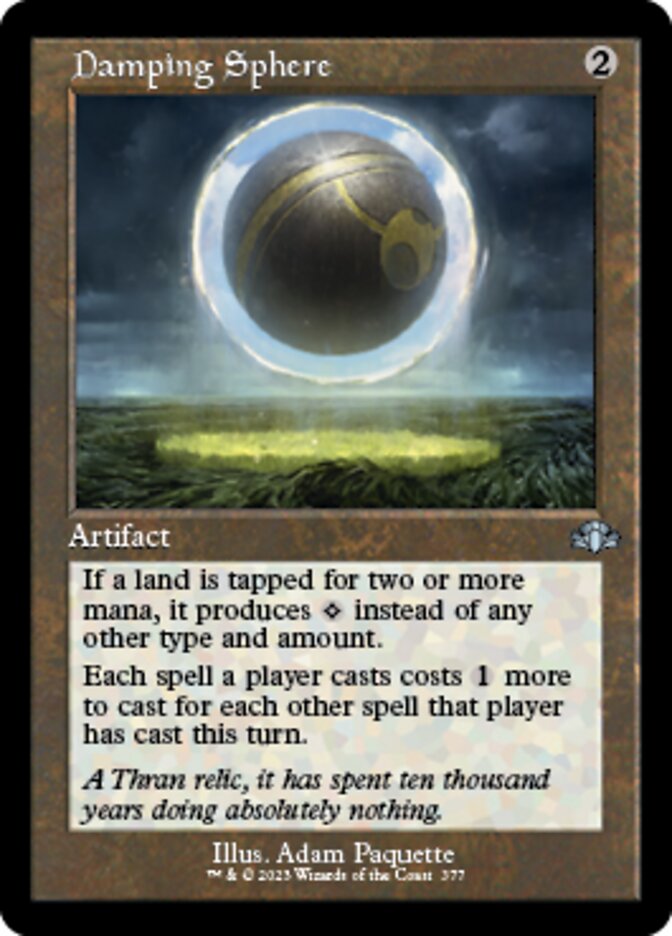 Damping Sphere (Retro) [Dominaria Remastered] | Gear Gaming Bentonville