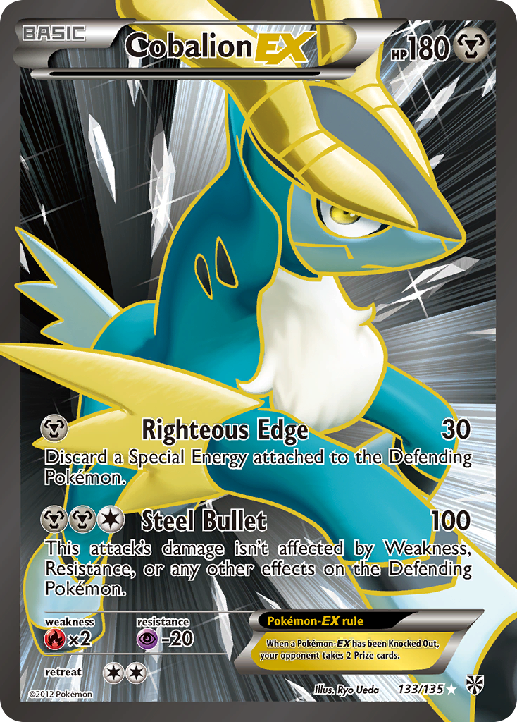 Cobalion EX (133/135) [Black & White: Plasma Storm] | Gear Gaming Bentonville