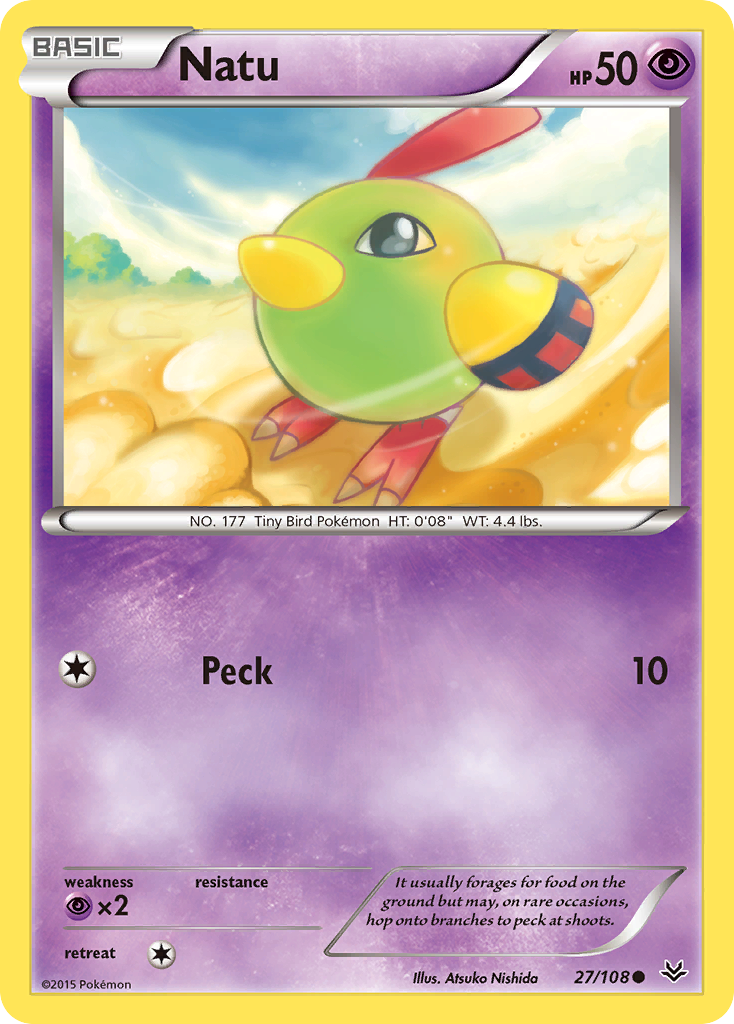 Natu (27/108) [XY: Roaring Skies] | Gear Gaming Bentonville