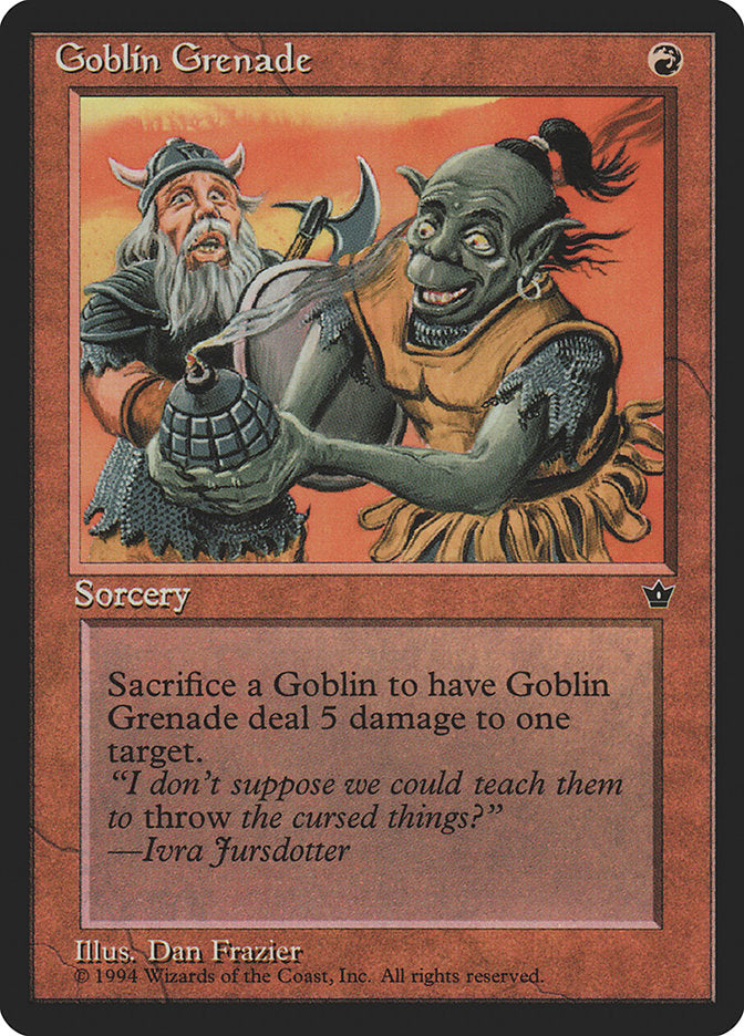 Goblin Grenade (Dan Frazier) [Fallen Empires] | Gear Gaming Bentonville