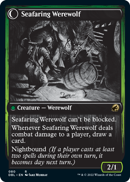 Suspicious Stowaway // Seafaring Werewolf [Innistrad: Double Feature] | Gear Gaming Bentonville