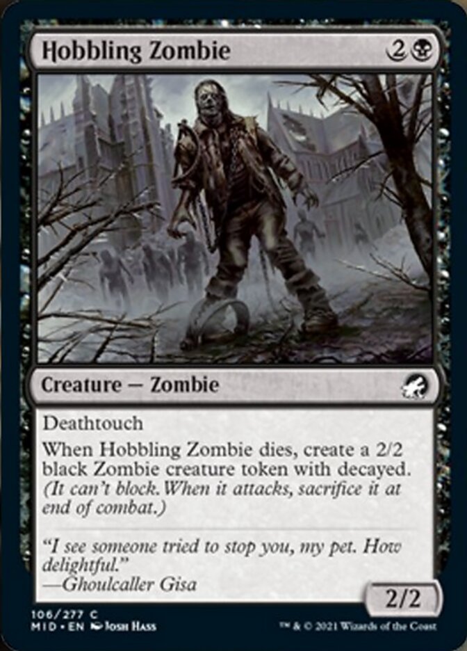 Hobbling Zombie [Innistrad: Midnight Hunt] | Gear Gaming Bentonville