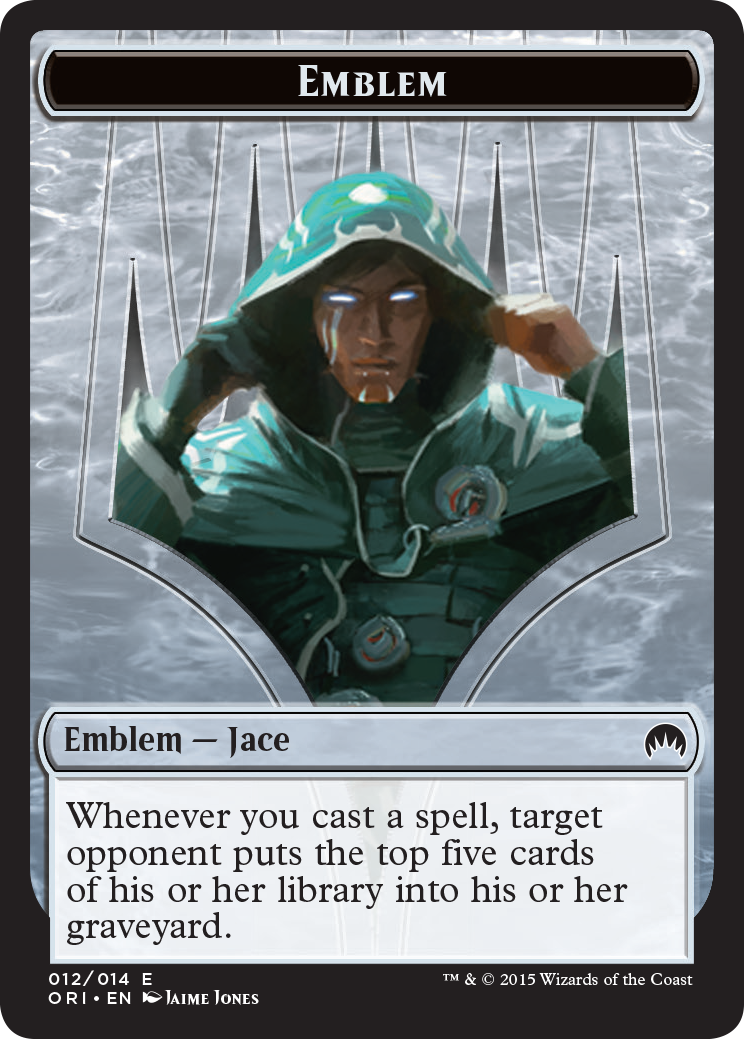 Pest // Jace, Telepath Unbound Emblem Double-Sided Token [Secret Lair: From Cute to Brute Tokens] | Gear Gaming Bentonville