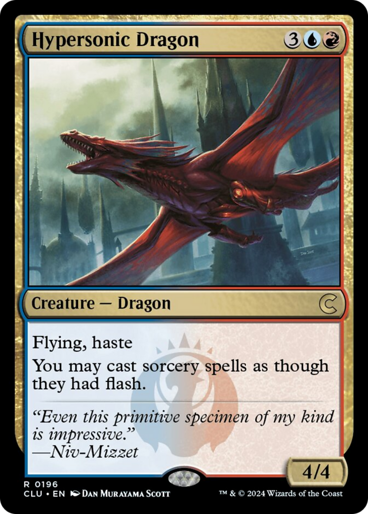 Hypersonic Dragon [Ravnica: Clue Edition] | Gear Gaming Bentonville