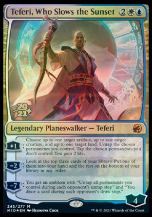 Teferi, Who Slows the Sunset [Innistrad: Midnight Hunt Prerelease Promos] | Gear Gaming Bentonville