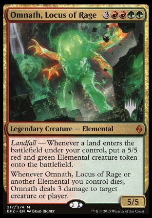 Omnath, Locus of Rage (Promo Pack) [Dungeons & Dragons: Adventures in the Forgotten Realms Promos] | Gear Gaming Bentonville