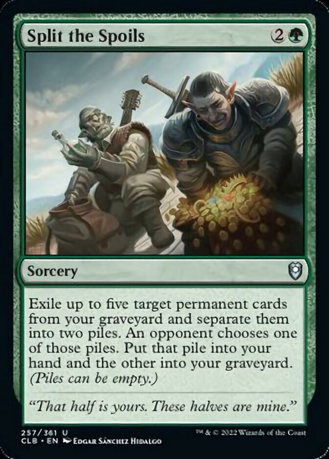 Split the Spoils [Commander Legends: Battle for Baldur's Gate] | Gear Gaming Bentonville