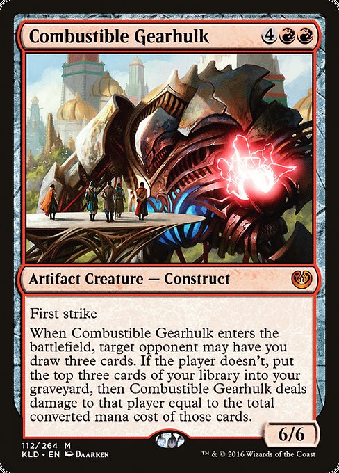 Combustible Gearhulk [Kaladesh] | Gear Gaming Bentonville