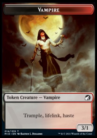 Vampire Token [Innistrad: Midnight Hunt Tokens] | Gear Gaming Bentonville