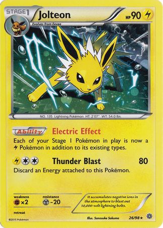 Jolteon (26/98) (Cosmos Holo) [XY: Ancient Origins] | Gear Gaming Bentonville