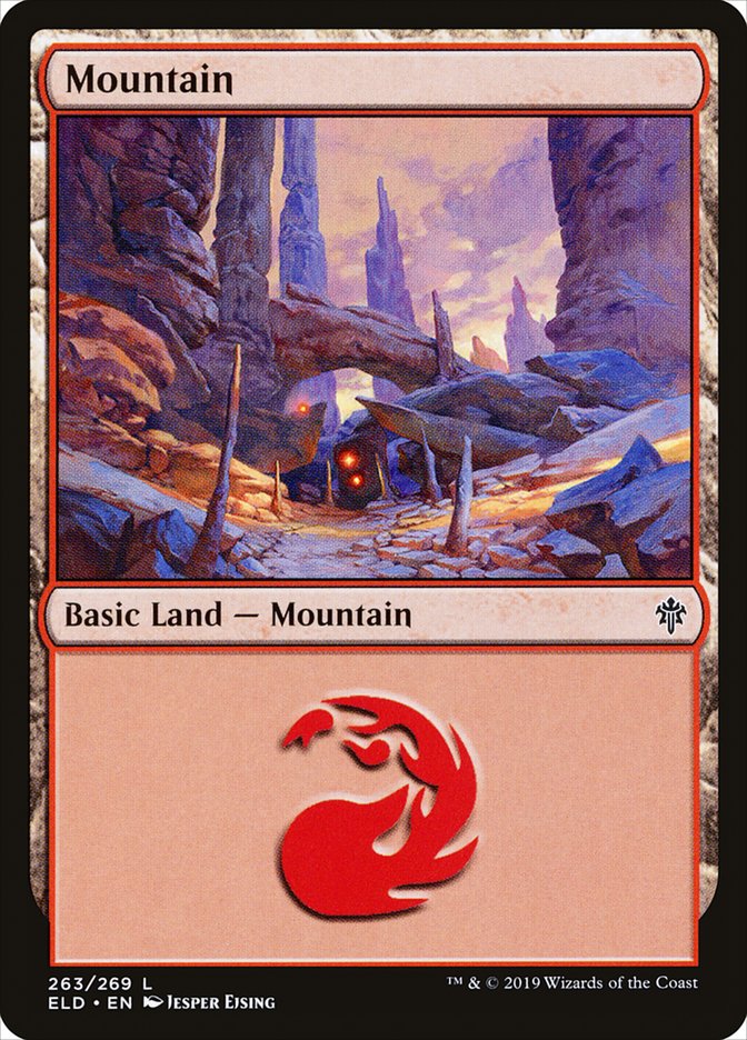 Mountain (263) [Throne of Eldraine] | Gear Gaming Bentonville