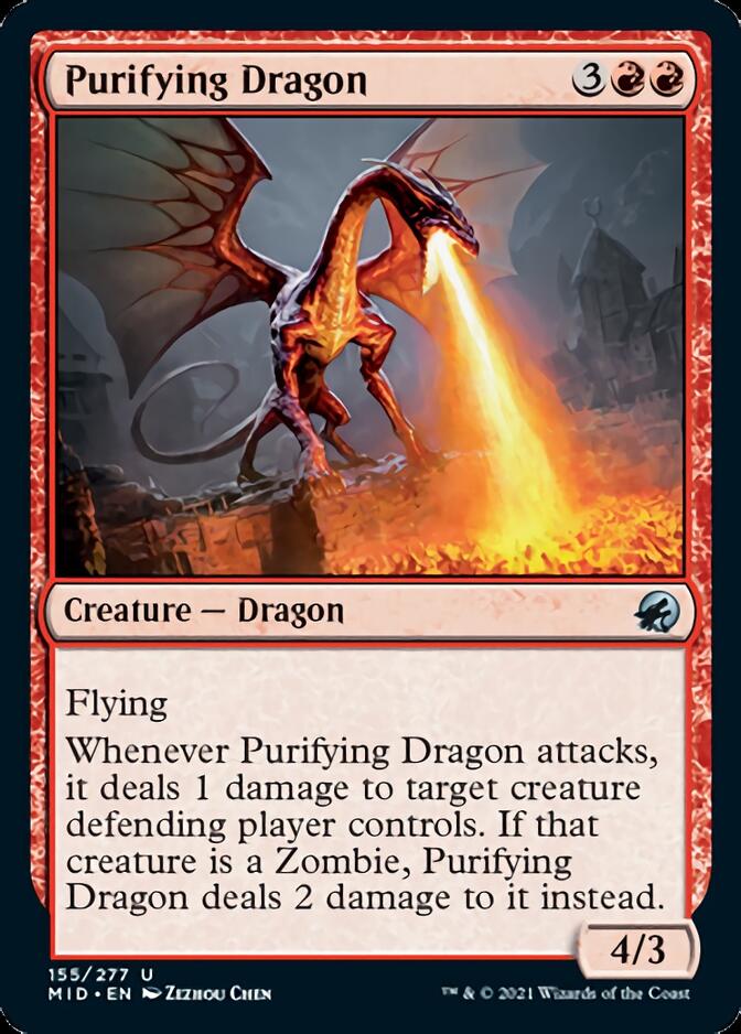 Purifying Dragon [Innistrad: Midnight Hunt] | Gear Gaming Bentonville