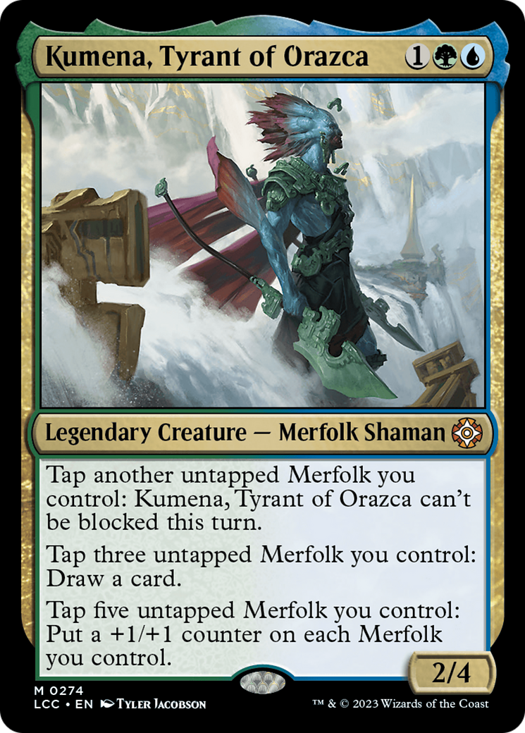 Kumena, Tyrant of Orazca [The Lost Caverns of Ixalan Commander] | Gear Gaming Bentonville