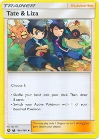 Tate & Liza (148a/168) (Alternate Art Promo) (Battle Arena Deck Exclusive) [Sun & Moon: Celestial Storm] | Gear Gaming Bentonville