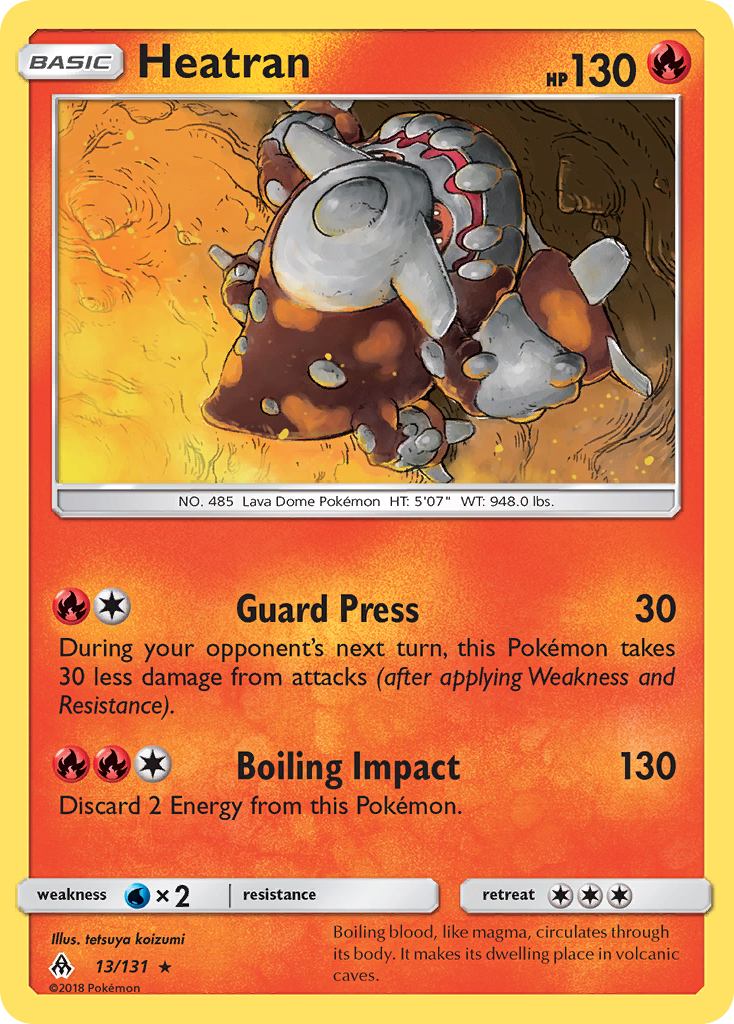 Heatran (13/131) [Sun & Moon: Forbidden Light] | Gear Gaming Bentonville