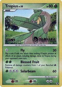 Tropius (52/111) (Staff Prerelease Promo) [Nintendo: Black Star Promos] | Gear Gaming Bentonville