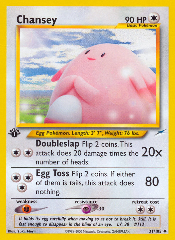 Chansey (31/105) [Neo Destiny 1st Edition] | Gear Gaming Bentonville