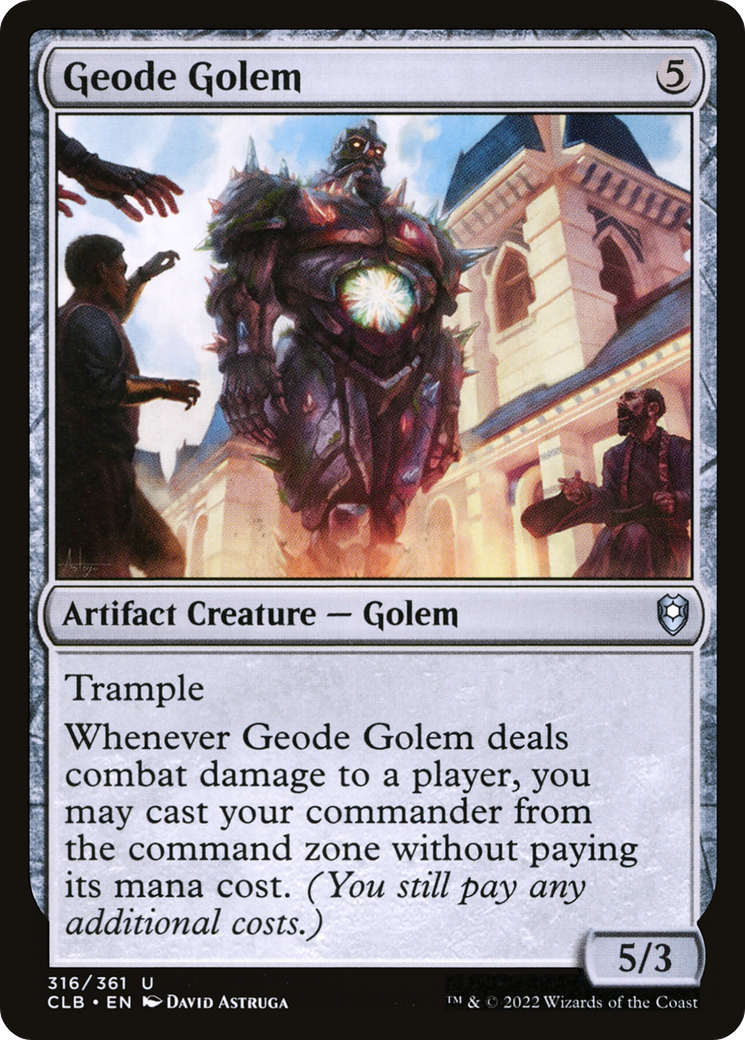 Geode Golem [Commander Legends: Battle for Baldur's Gate] | Gear Gaming Bentonville