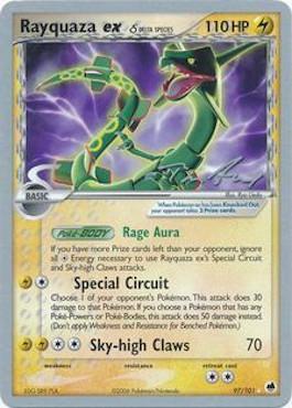 Rayquaza ex (97/101) (Delta Species) (Legendary Ascent - Tom Roos) [World Championships 2007] | Gear Gaming Bentonville