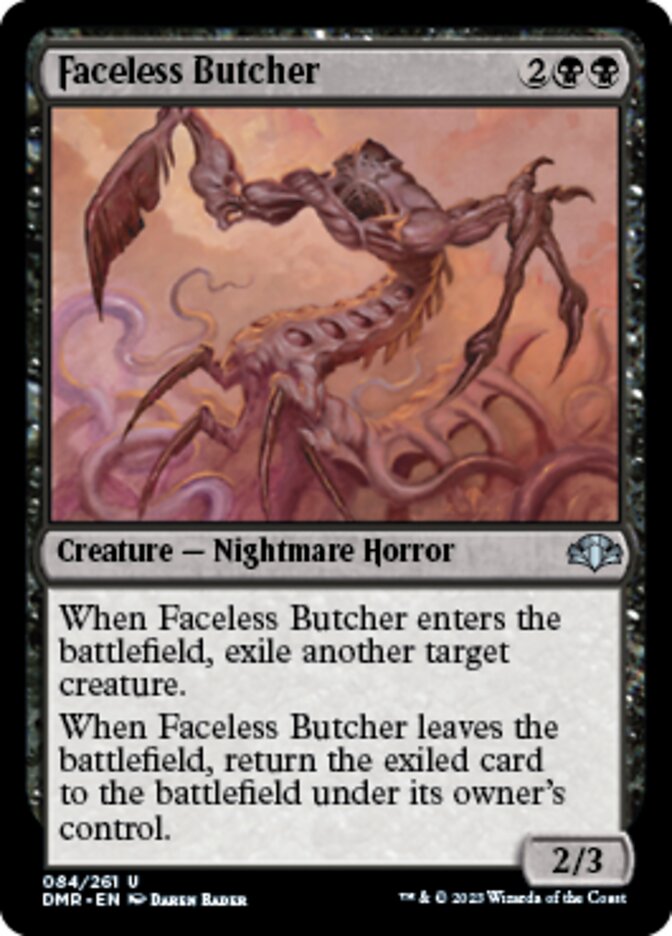 Faceless Butcher [Dominaria Remastered] | Gear Gaming Bentonville