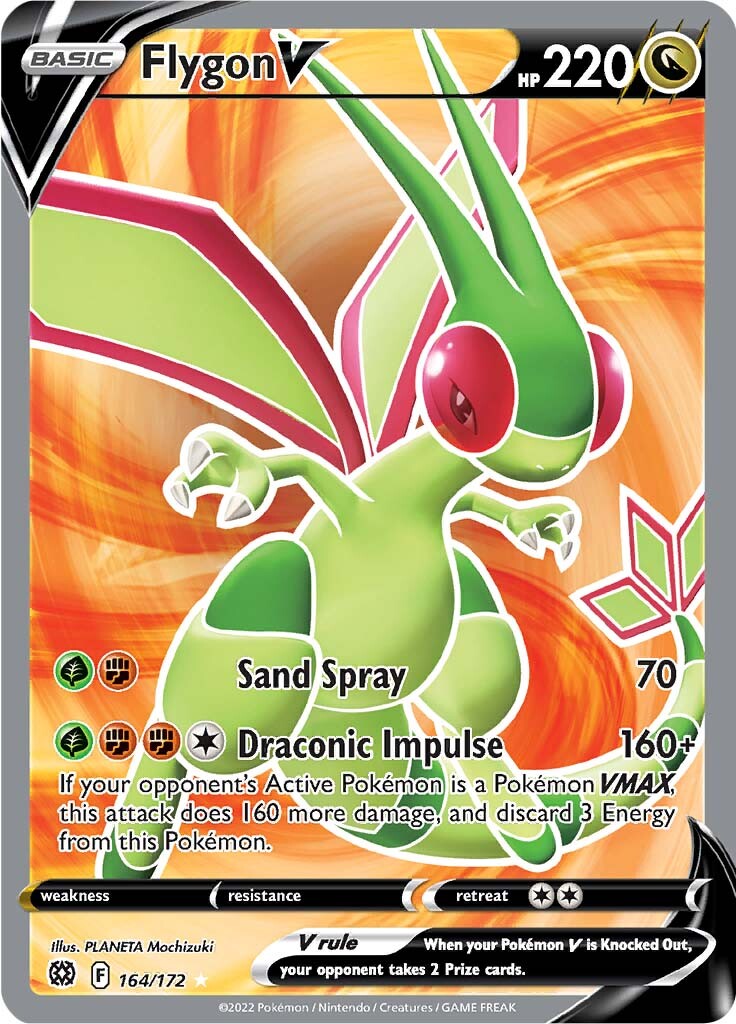 Flygon V (164/172) [Sword & Shield: Brilliant Stars] | Gear Gaming Bentonville