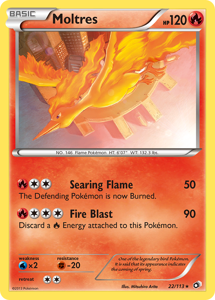 Moltres (22/113) [Black & White: Legendary Treasures] | Gear Gaming Bentonville