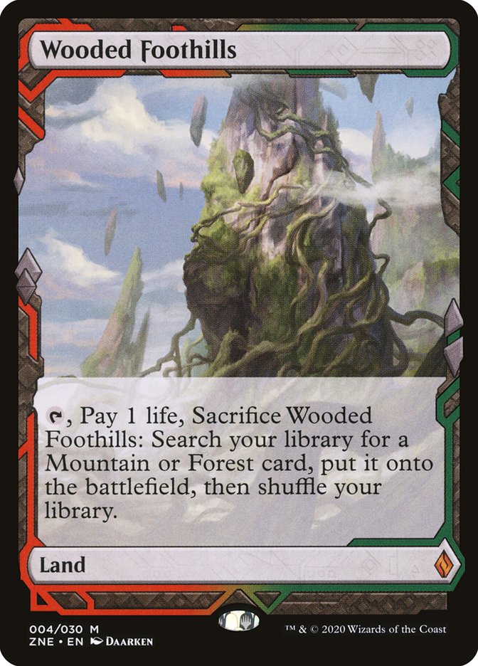 Wooded Foothills [Zendikar Rising Expeditions] | Gear Gaming Bentonville