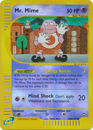 Mr Mime (95b/147) [Aquapolis] | Gear Gaming Bentonville