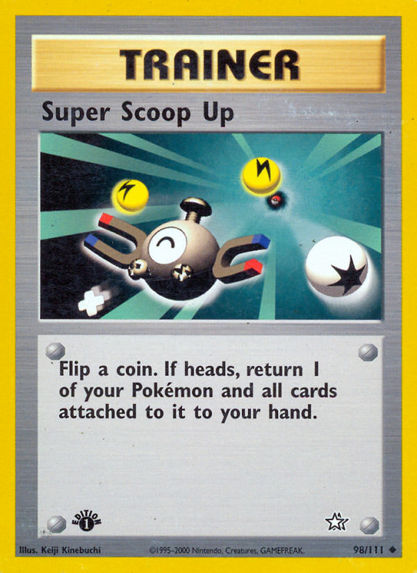 Super Scoop Up (98/111) [Neo Genesis 1st Edition] | Gear Gaming Bentonville