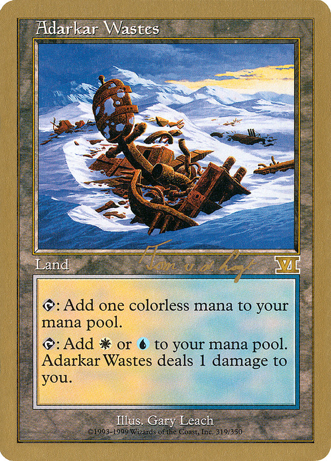 Adarkar Wastes (Tom van de Logt) [World Championship Decks 2000] | Gear Gaming Bentonville