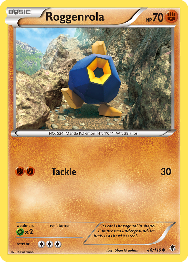 Roggenrola (48/119) [XY: Phantom Forces] | Gear Gaming Bentonville